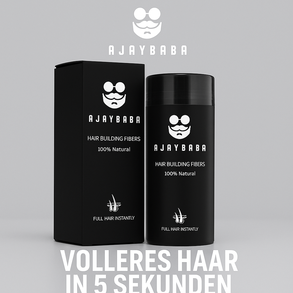 Hairfiber made by Ajaybaba 27,5 Gramm Schwarz