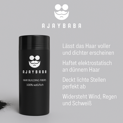Hairfiber made by Ajaybaba 27,5 Gramm Schwarz