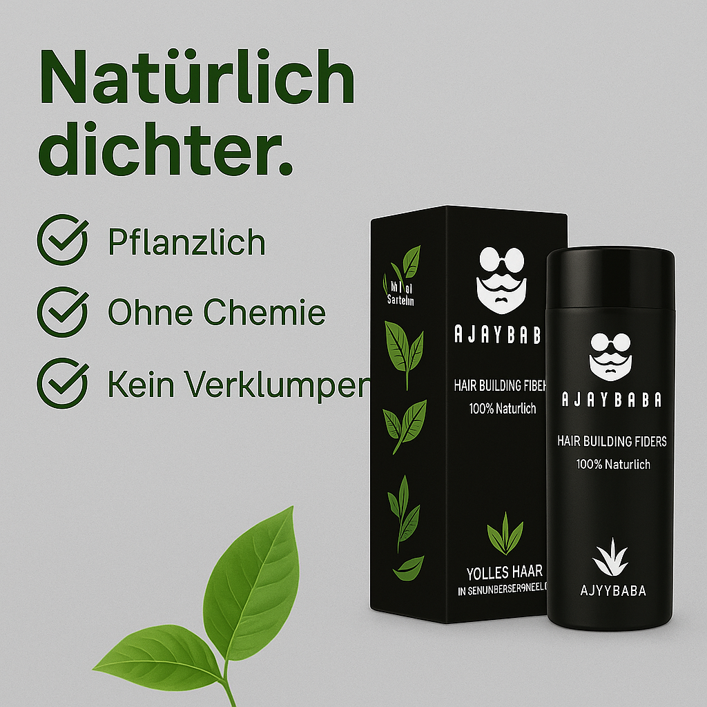 Hairfiber made by Ajaybaba 27,5 Gramm Schwarz