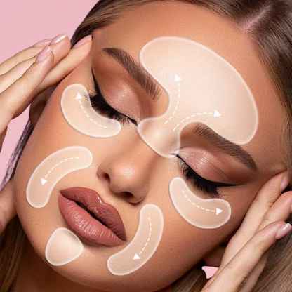 LumiPatch Set – 6 Wiederverwendbare Silikonpads gegen Falten