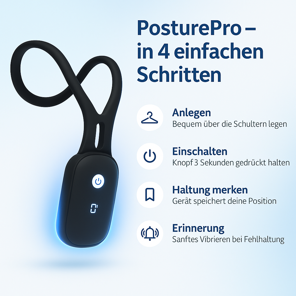 Intelligente Haltungskorrektur von PosturePro