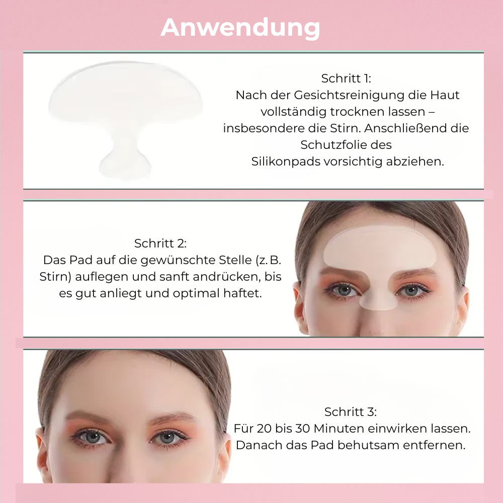 LumiPatch Set – 6 Wiederverwendbare Silikonpads gegen Falten