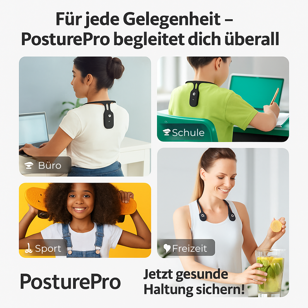 Intelligente Haltungskorrektur von PosturePro